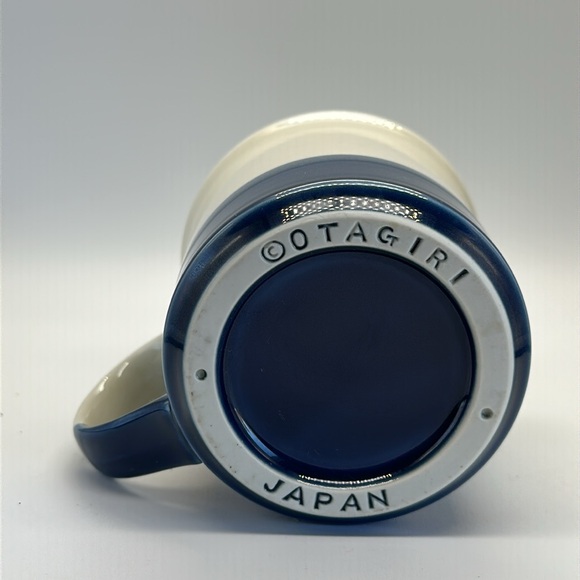 Vintage Otagiri Seaside Lighthouse Coffee Mug Hand Painted Pottery Japan - Picture 2 of 6